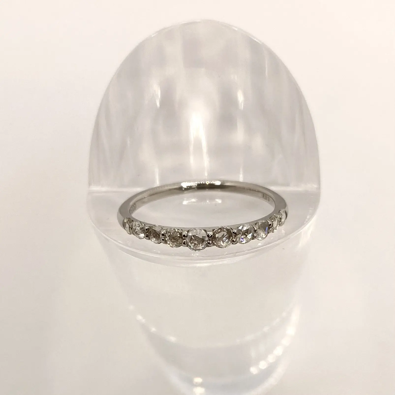 プラチナ900 ローズカットダイヤモンドリング | pioni-shop