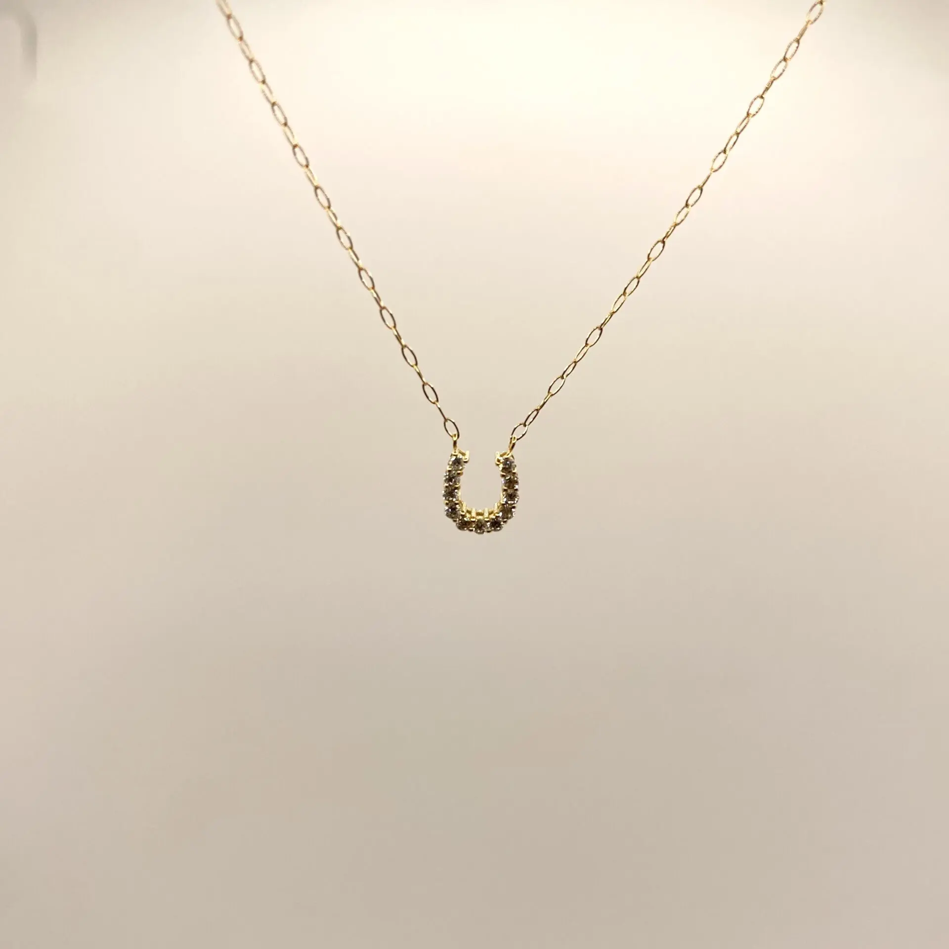 専用★新品◇K18PG ダイヤモンド　馬蹄ネックレス 楽天市場】k18PG ダイヤモンド 馬蹄 ネックレス : jewelry shop BeJ
